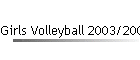 Girls Volleyball 2003/2004